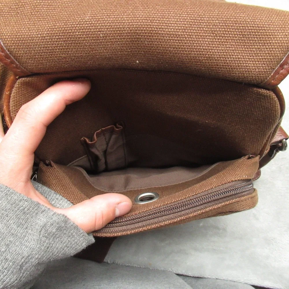Pendleton‎ Wool Crossbody Bag Unisex One Size Brown Canvas Southwestern Travel